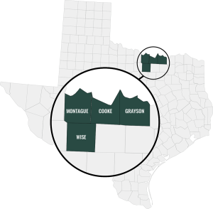 Our North Texas service area